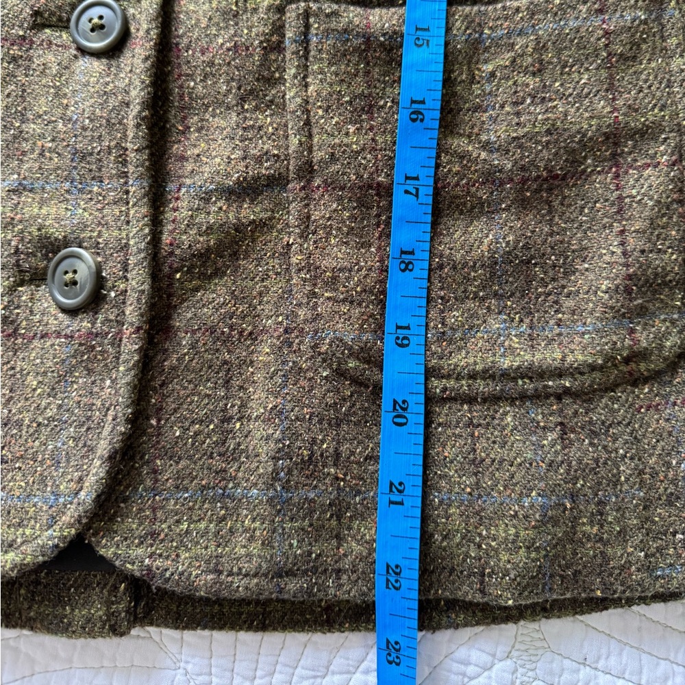 L.L. Bean Women's Olive Blazer Jacket- Size XS Petite - Picture 5 of 8